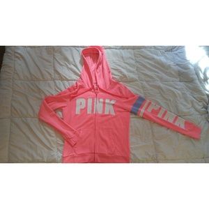 PINK Zip Up Hoodie